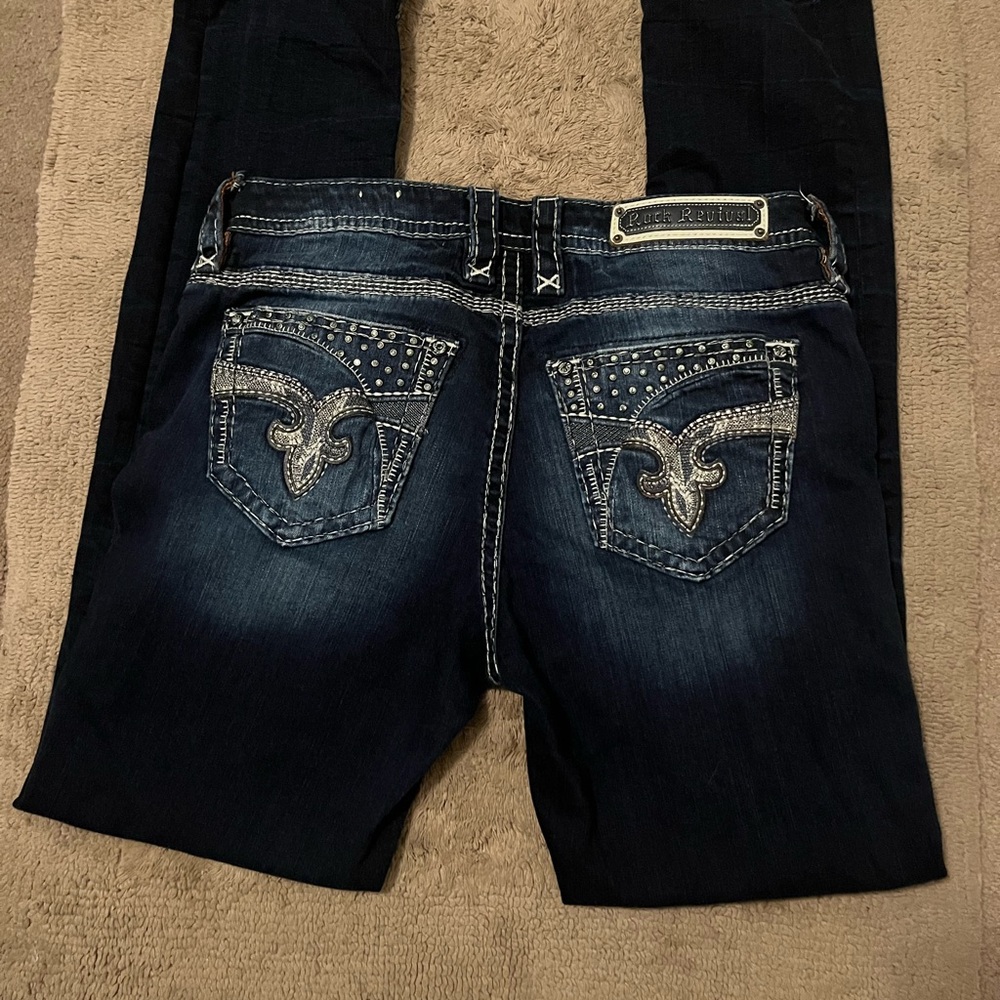 Rock Revival “Henna  easy straight”Jeans with Embellished Details